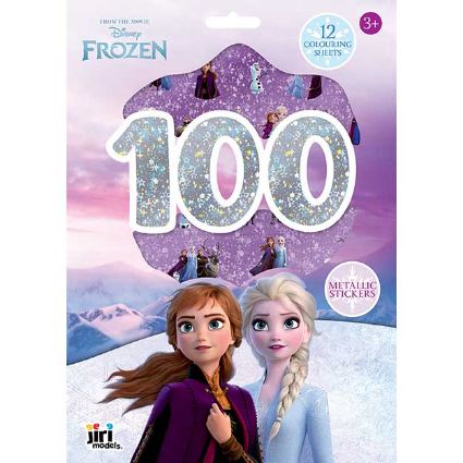 Kép 100 fémes matrica kifestő lapokkal Jégvarázs