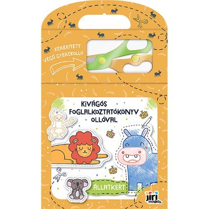 Kép Kivágós foglalkoztatókönyv ollóval Állatkert