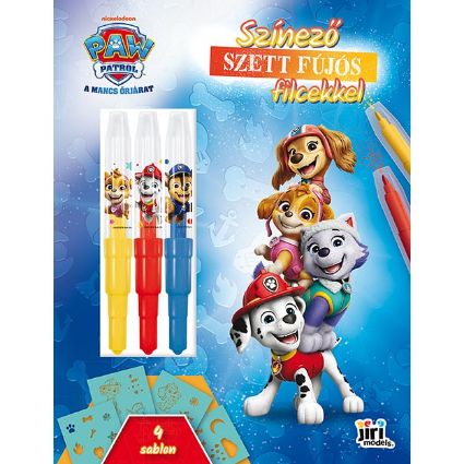 Kép Színezőkönyv fújható filctollakkal A Mancs Őrjárat