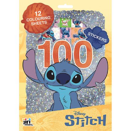 Kép 100 matrica kifestő lapokkal Lilo & Stitch